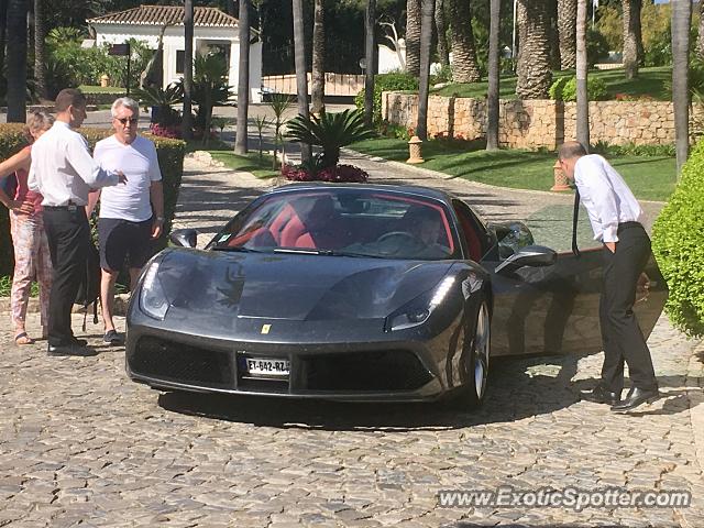 Ferrari 488 GTB spotted in Armação de Pera, Portugal