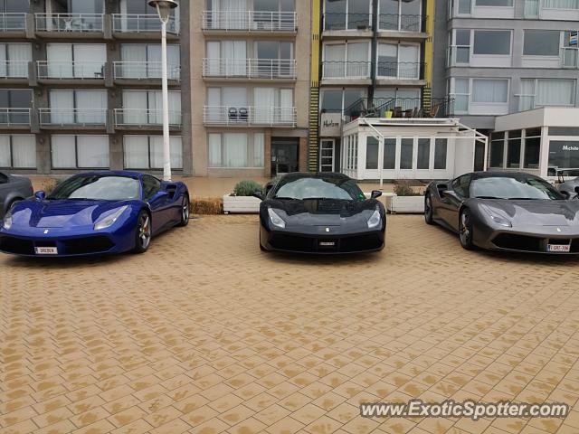 Ferrari 488 GTB spotted in Nieuwpoort, Belgium