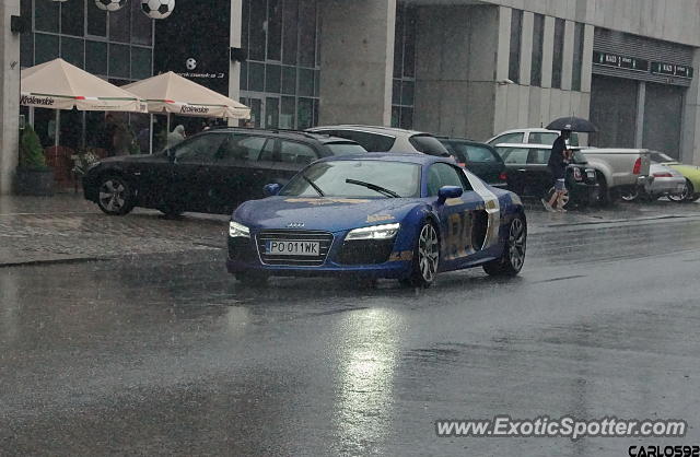 Audi R8 spotted in Warsaw, Poland