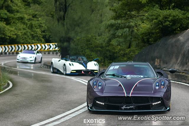 Pagani Huayra spotted in Hong Kong, China