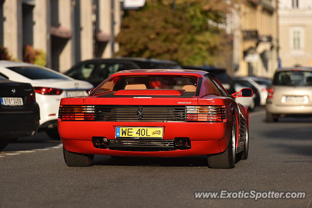 Ferrari Testarossa spotted in Warsaw, Poland