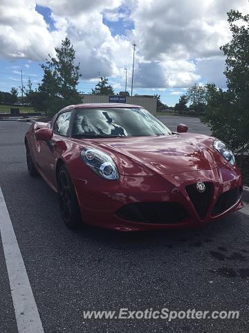 Alfa Romeo 4C spotted in Jacksonville, Florida