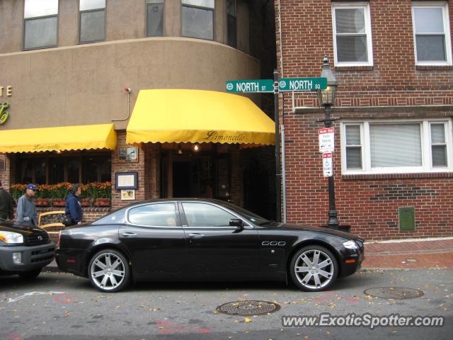 Maserati Quattroporte spotted in Boston, Massachusetts