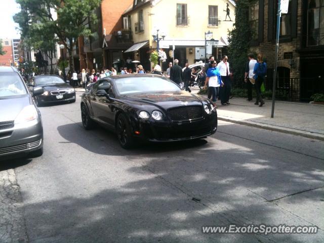 Bentley Continental spotted in Toronto Ontario, Canada