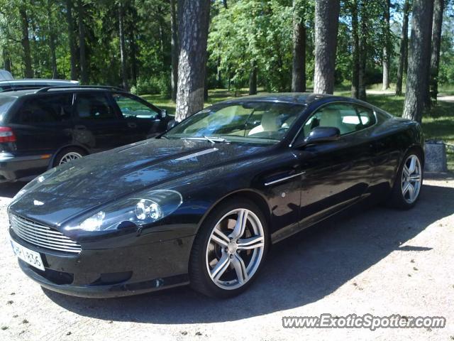 Aston Martin DB9 spotted in Hanko, Finland