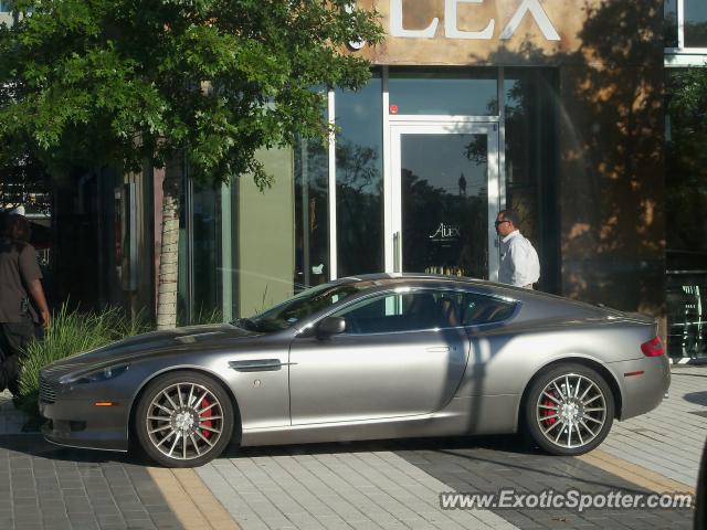 Aston Martin DB9 spotted in Houston, Texas