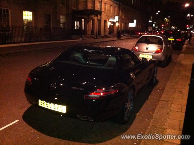 Mercedes SLS AMG spotted in London, United Kingdom