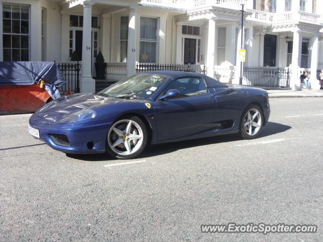 Ferrari 360 Modena spotted in London, United Kingdom