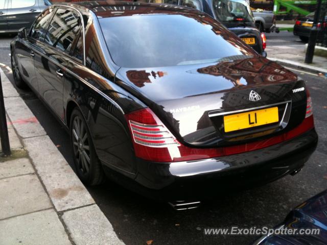 Mercedes Maybach spotted in London, United Kingdom