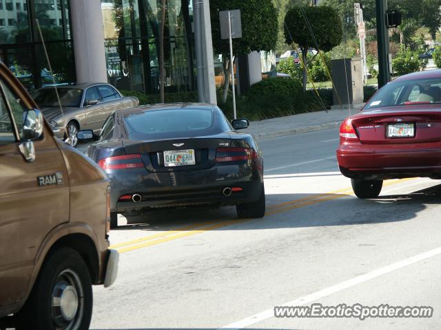 Aston Martin DB9 spotted in West Palm Beach, Florida