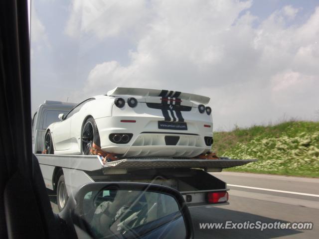 Ferrari F430 spotted in Motoway, Germany