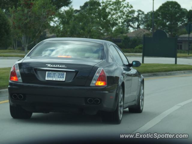 Maserati Quattroporte spotted in Port St Lucie, Florida