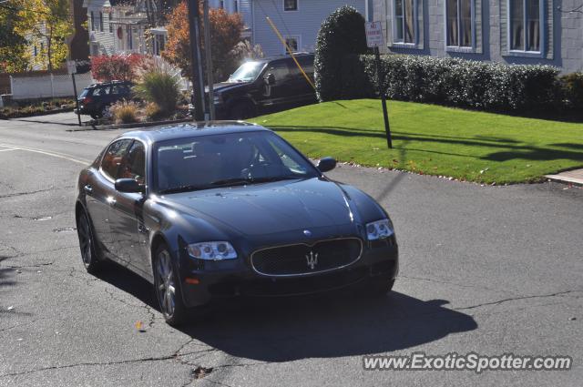 Maserati Quattroporte spotted in New Canaan, Connecticut