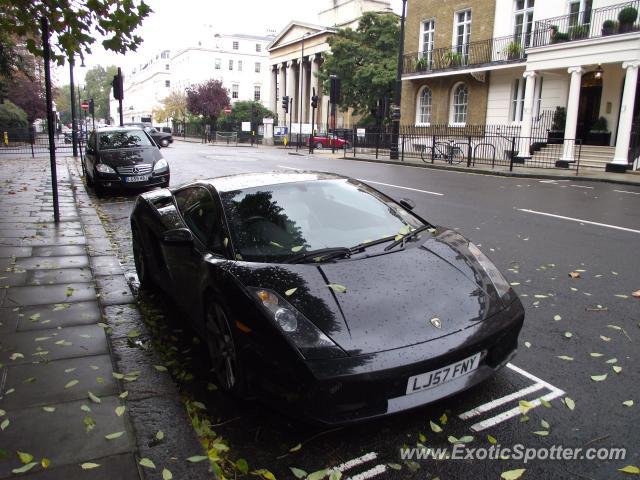 Lamborghini Gallardo spotted in London, United Kingdom