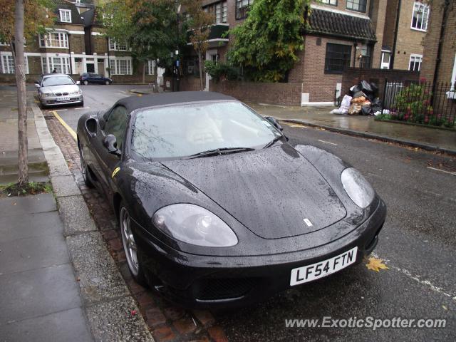 Ferrari 360 Modena spotted in London, United Kingdom