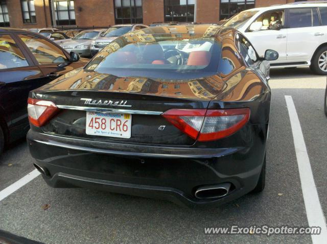 Maserati GranTurismo spotted in Boston, Massachusetts