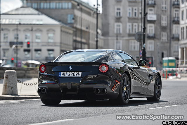 Ferrari F12 spotted in Warsaw, Poland