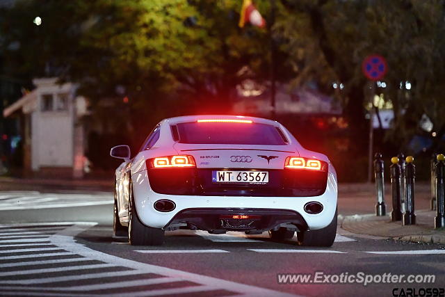 Audi R8 spotted in Warsaw, Poland