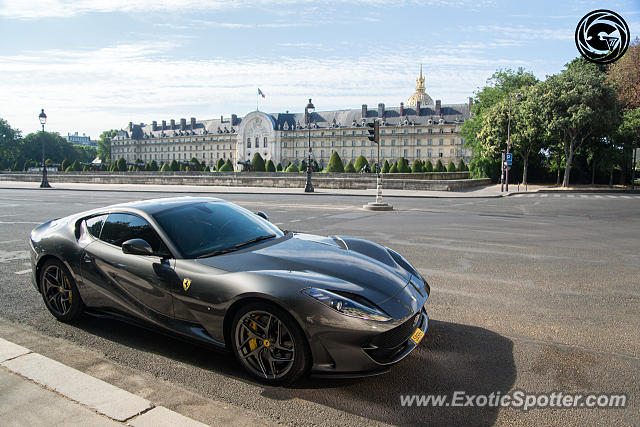 Ferrari 812 Superfast spotted in Paris, France