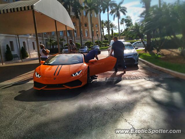 Lamborghini Huracan spotted in Miami, Florida