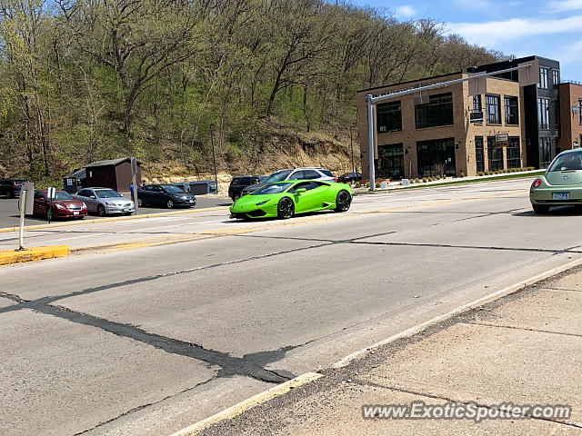 Lamborghini Huracan spotted in Stillwater, Minnesota