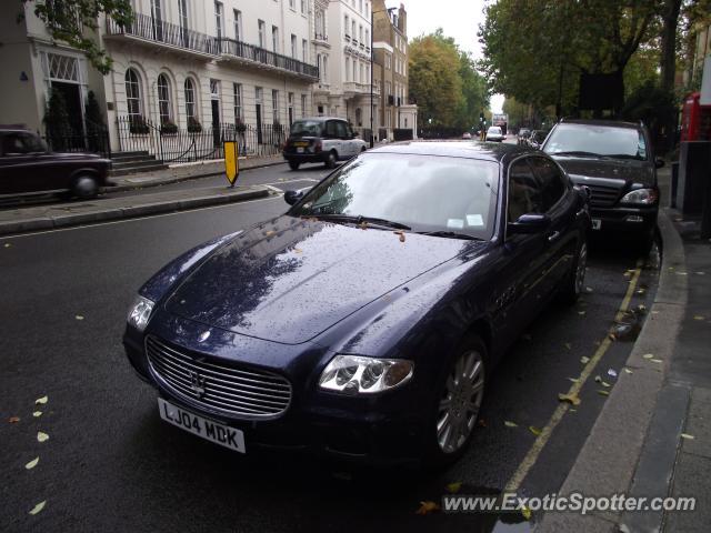 Maserati Quattroporte spotted in London, United Kingdom