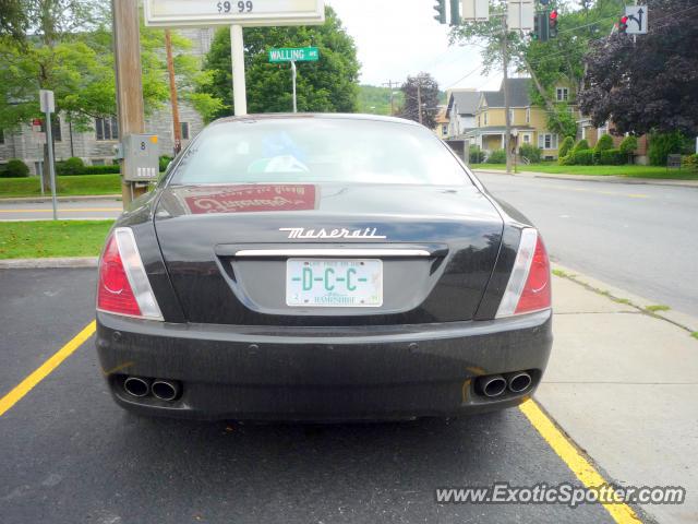 Maserati Quattroporte spotted in Oneonta, New York