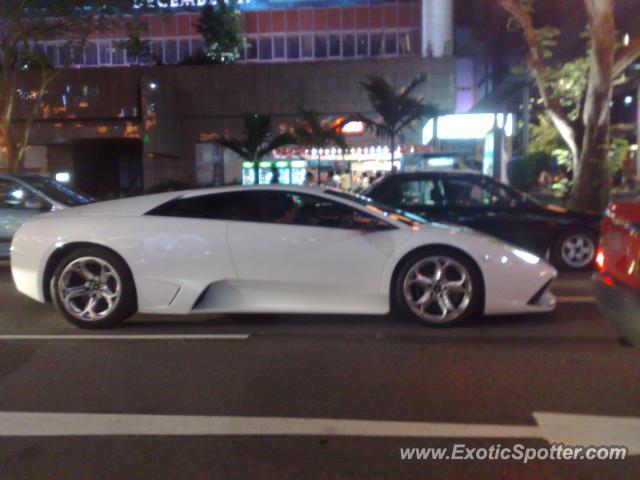 Lamborghini Murcielago spotted in Orchard Road, Singapore