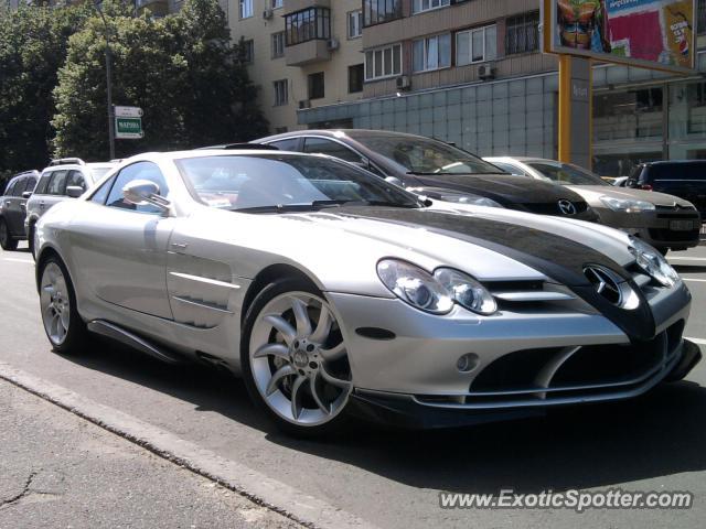 Mercedes SLR spotted in Kiev, Ukraine