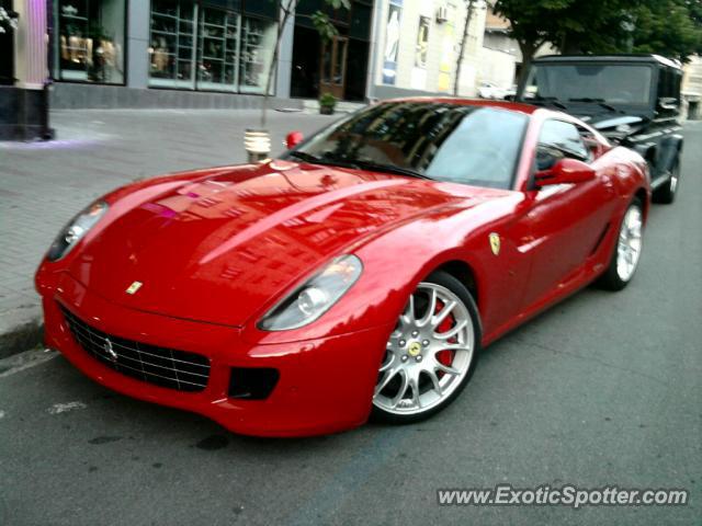 Ferrari 599GTB spotted in Kiev, Ukraine