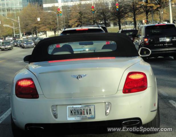 Bentley Continental spotted in Atlanta, Georgia