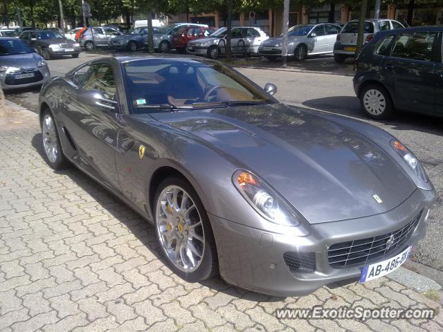 Ferrari 599GTB spotted in Strasbourg, France