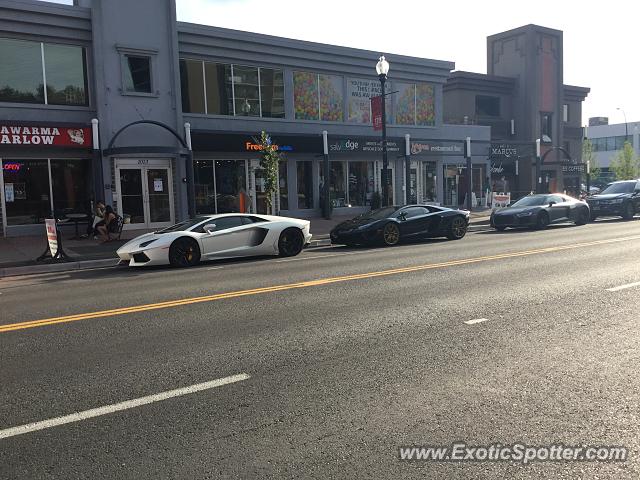 Lamborghini Aventador spotted in Calgary, Canada