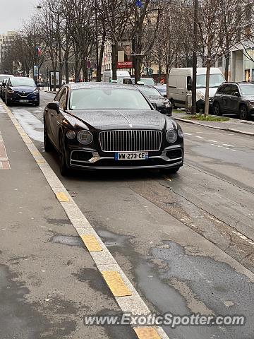 Bentley Flying Spur spotted in Paris, France