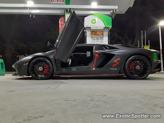 Lamborghini Aventador spotted in Hewlett, New York