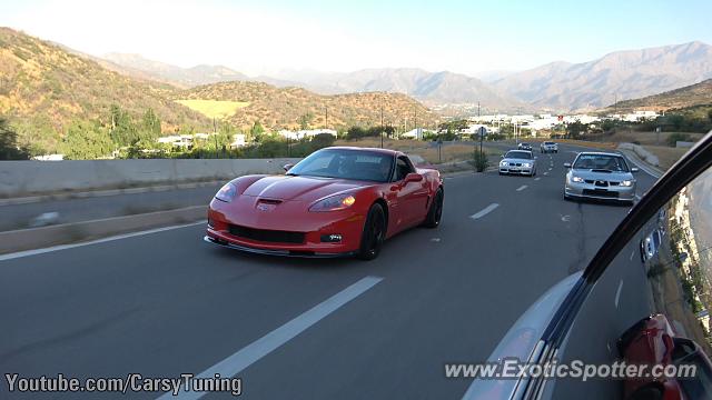 Chevrolet Corvette Z06 spotted in Santiago, Chile