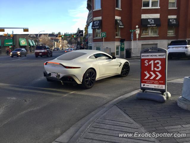 Aston Martin Vantage spotted in Calgary, Canada