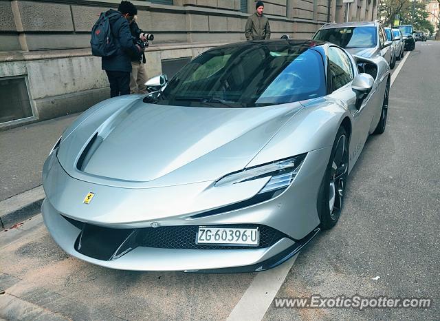 Ferrari SF90 Stradale spotted in Zurich, Switzerland