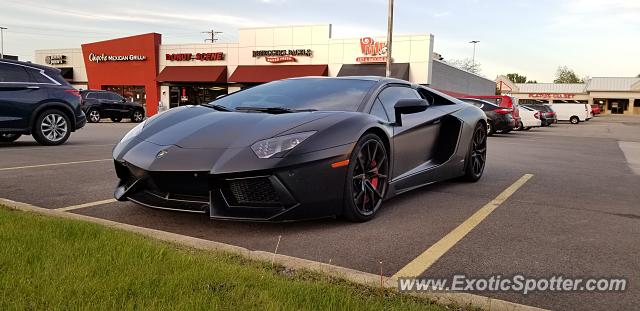 Lamborghini Aventador spotted in Cleveland, Ohio