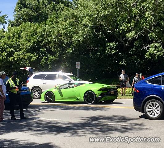 Lamborghini Huracan spotted in Amelia island, Florida