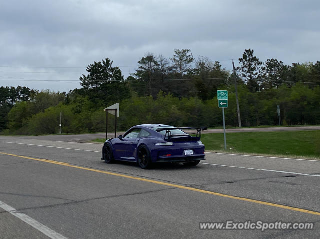 Porsche 911 GT3 spotted in Afton, Minnesota