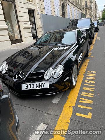 Mercedes SLR spotted in Paris, France