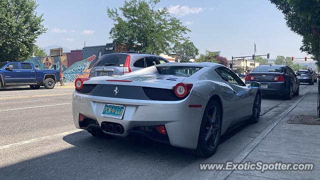 Ferrari 458 Italia spotted in Bozeman, Montana