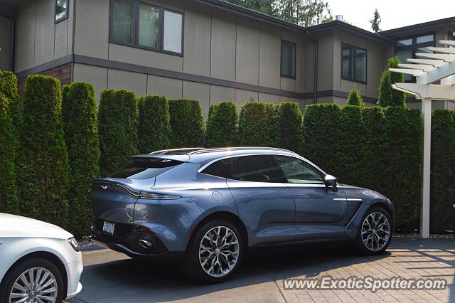 Aston Martin DBX spotted in Medina, Washington