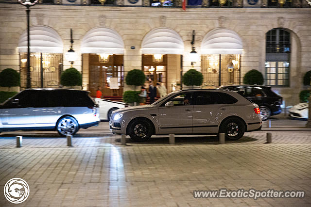 Bentley Bentayga spotted in Paris, France