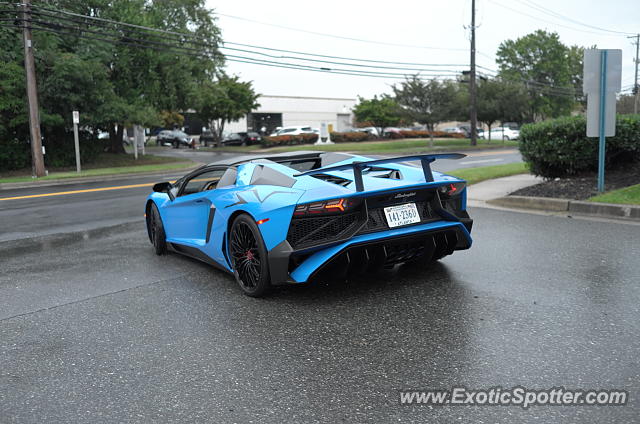 Lamborghini Aventador spotted in Gaithersburg, Maryland