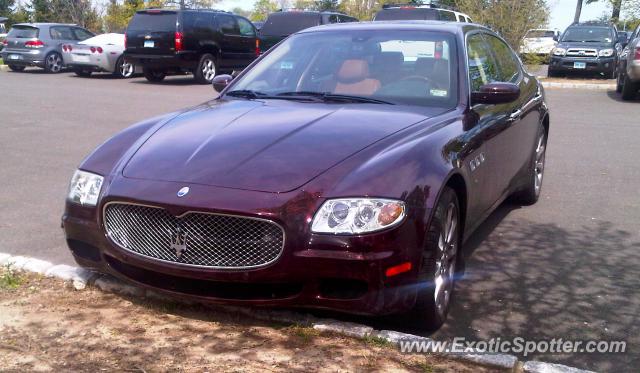 Maserati Quattroporte spotted in New Canaan, Connecticut