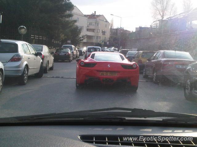 Ferrari 458 Italia spotted in Istanbul, Turkey