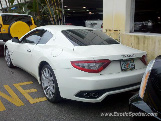 Maserati GranTurismo spotted in Aventura, Florida