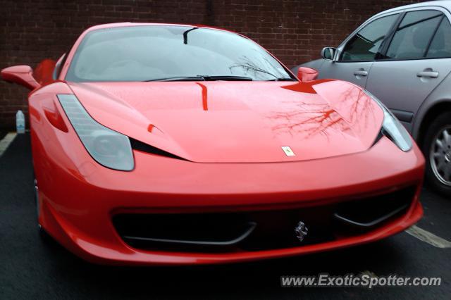 Ferrari 458 Italia spotted in Birmingham, United Kingdom